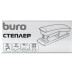 Степлер Buro Elementary 24/6 26/6 (20листов) черный пластик