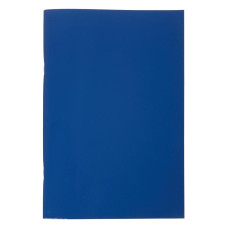 Тетрадь 916991 A4 264x190мм обложка картон 96л клетка мягкая обложка скрепки синий