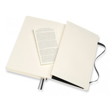 Блокнот Moleskine CLASSIC SOFT EXPENDED QP617EXP Large 130х210мм 400стр. клетка мягкая обложка черный