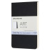 Блокнот для рисования Moleskine ART SOFT SKETCH PAD ARTSKPAD2 Pocket 90x140мм 48стр. мягкая обложка черный