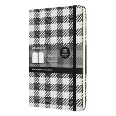 Блокнот Moleskine LIMITED EDITION BLEND LCBD07QP060A Large 130х210мм обложка текстиль 240стр. линейка белый/черный