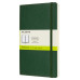 Блокнот Moleskine CLASSIC SOFT QP618K15 Large 130х210мм 192стр. нелинованный мягкая обложка зеленый