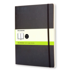 Блокнот Moleskine CLASSIC SOFT QP623 XLarge 190х250мм 192стр. нелинованный мягкая обложка черный