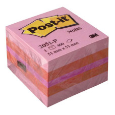 Миникуб 3M Post-it 2051-P Розовый 51*51мм 400л